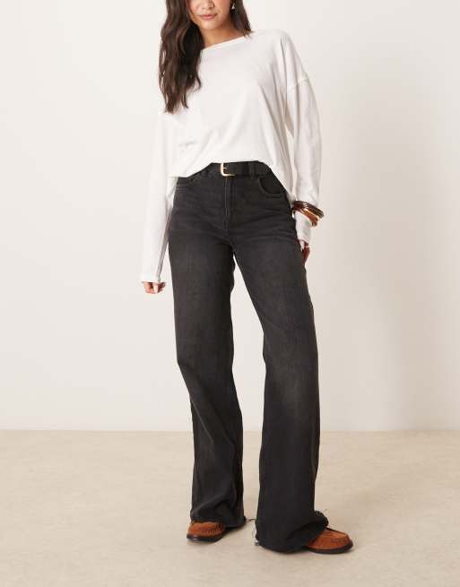 Free People nina long sleeve T-shirt in ivory