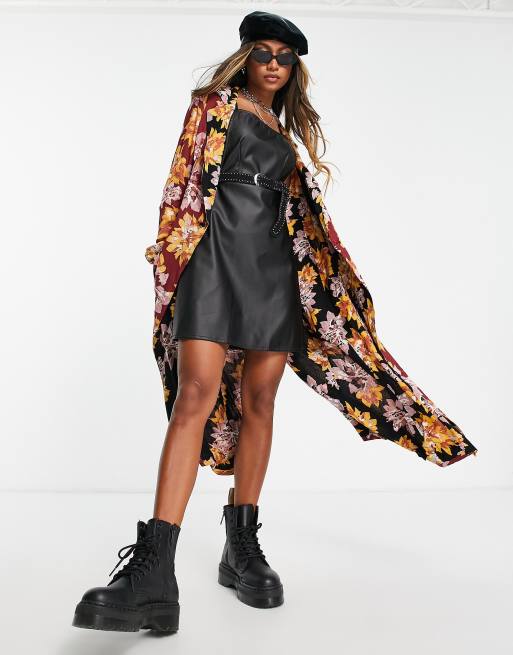 Floral deals duster jacket