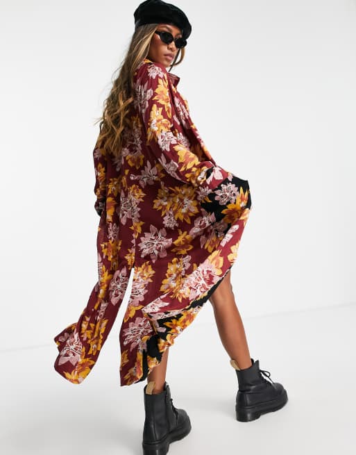 Floral 2024 duster jacket