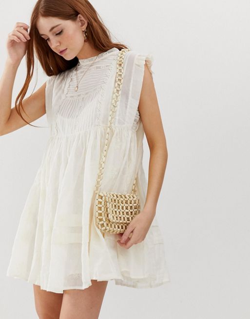 Free People Nobody Like You embroidered smock dress | ASOS