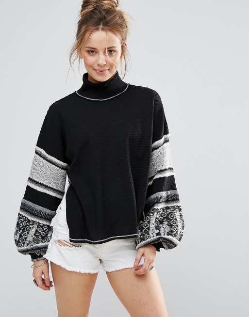 Free People Northern Lights Embroidered Sweater ASOS