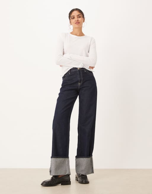 Free People – Nova – Benvit t-shirt med långa ärmar, 4 av 4