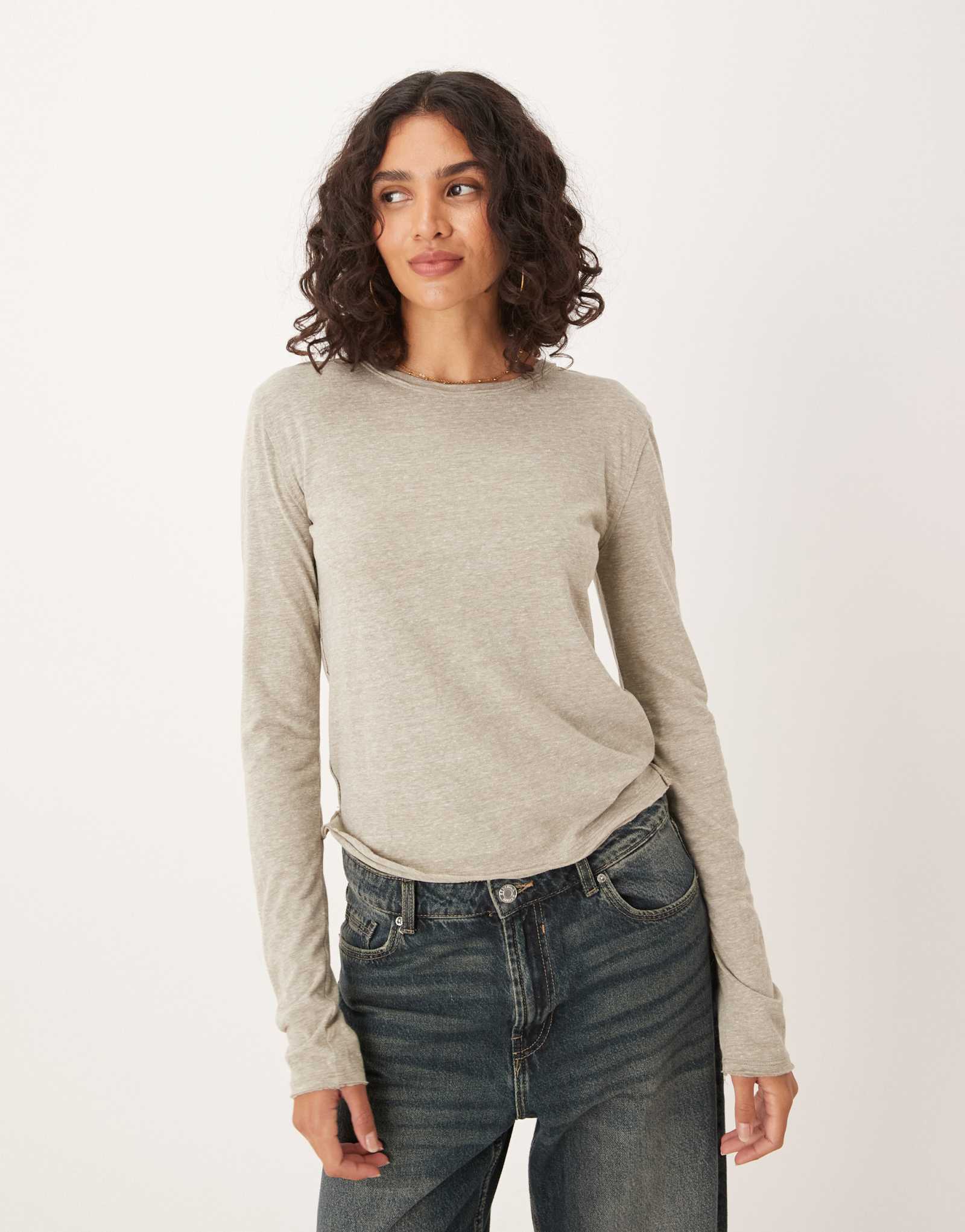 Футболка с длинным рукавом Free People Nova от caiman