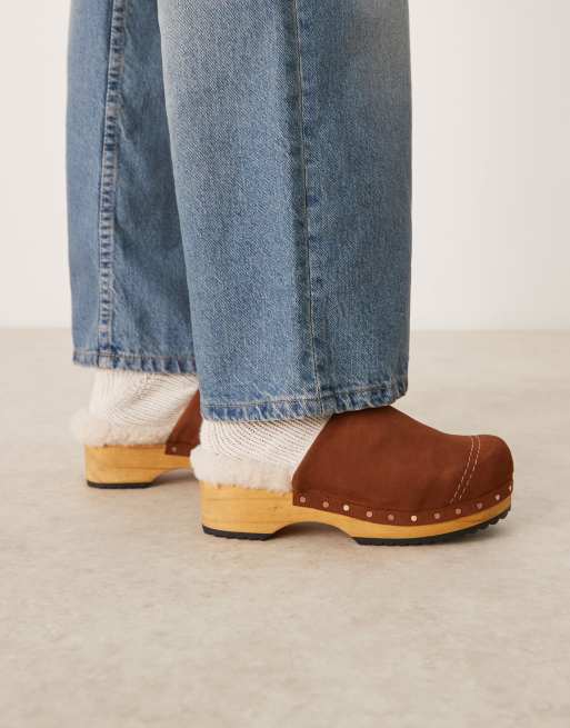 Free people wooden clogs sales