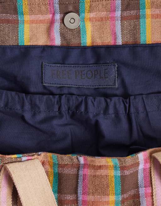 Free People - Oksana - Creme-/multifarvet ternet tote, 3 af 4