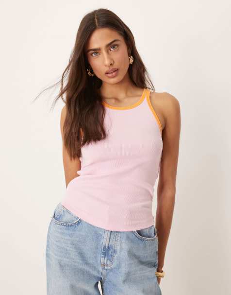 Free People only one ringer tank top in lilac - view 1