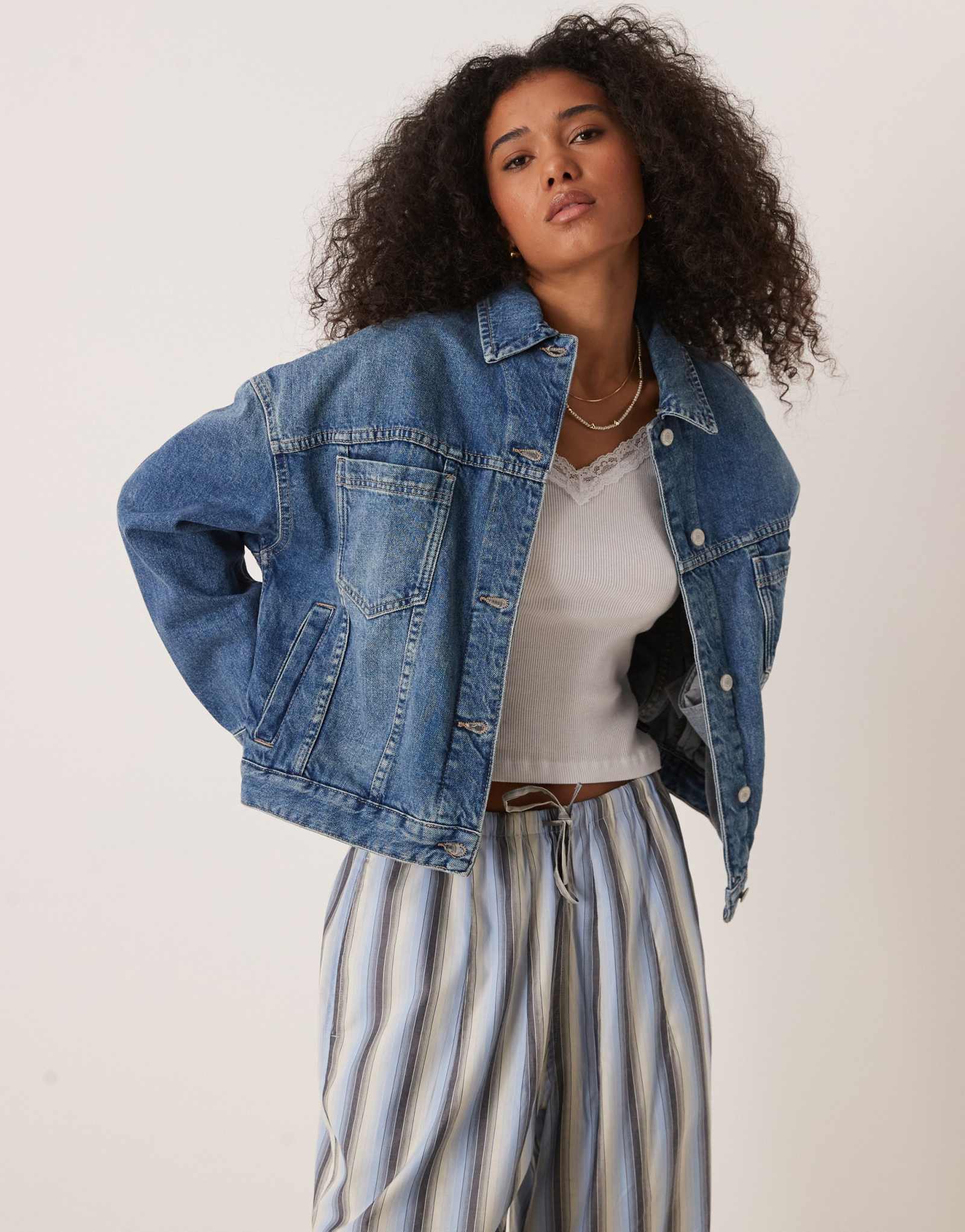 Джинсовая куртка Free People opal в стиле ковбойской романтики