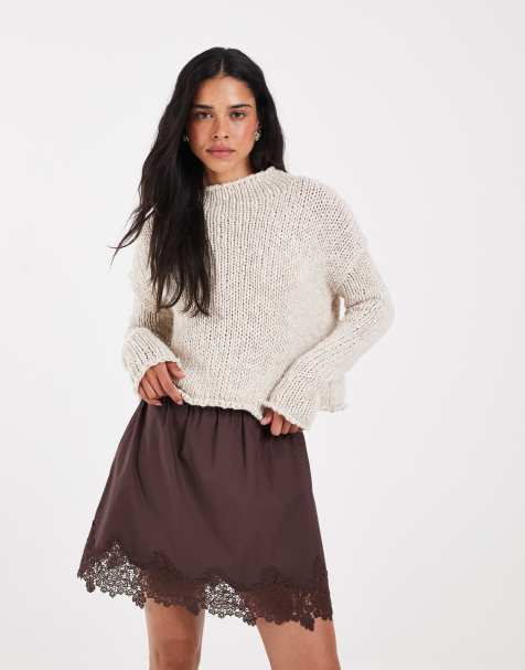 Free People Opal striktrøje i tea - view 1