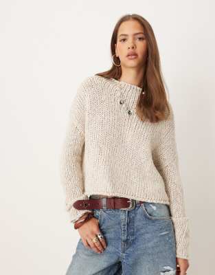 Free People Free People Opal sweater in tea-Neutral