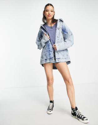 free people trucker denim jacket