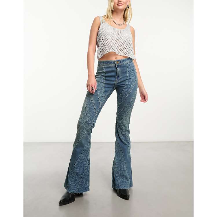 Free people low tide clearance flare jeans