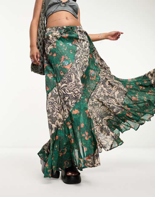 Maxi hotsell boho skirts