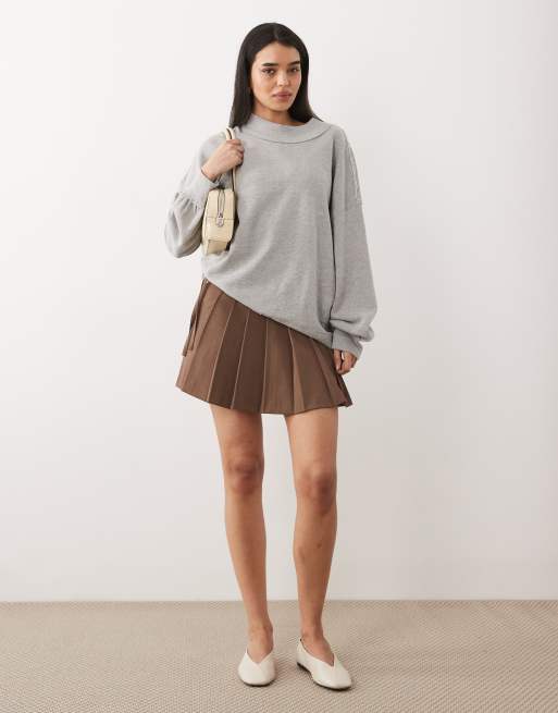 Free People - Palm Springs - Coltrui in gemêleerd grijs, 2 van 4