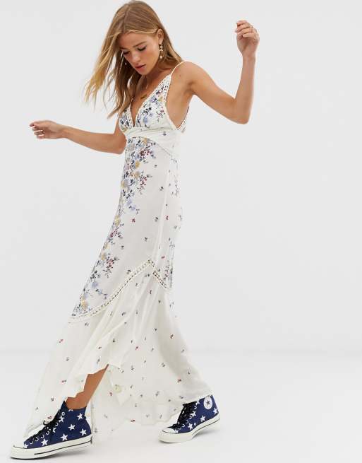 Free people paradise 2025 printed maxi dress