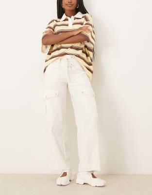 Free People Park Ave Pants In White