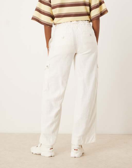 Free People Park Ave pants in ivory, 2 of 5