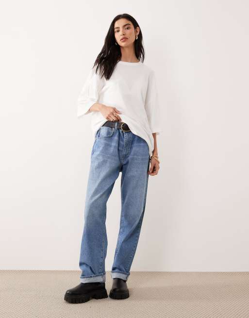 Free People - Perfect - T-shirt oversize bianca, 3 di 4