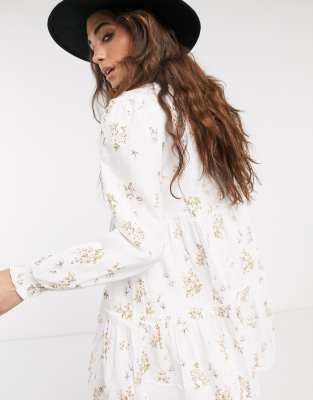 free people white floral dress