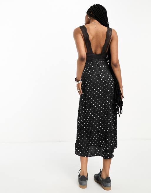 Free people polka dot dresses best sale