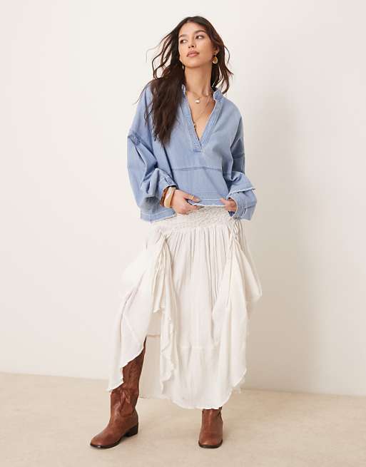 Prairie Convertible Skirt | Whisper White Prairie Convertible Skirt | Whisper White