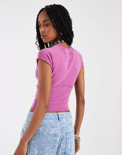 Free People protagonist tee in vivid voila, 4 of 4