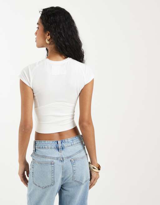 Free People protagonist tee in white, 4 of 4