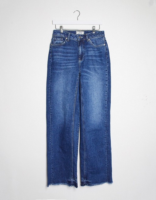 Free People relaxed straight slouch jeans