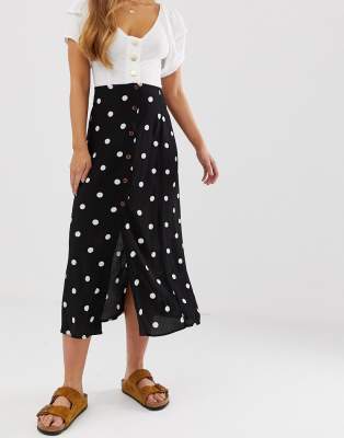 retro love midi skirt