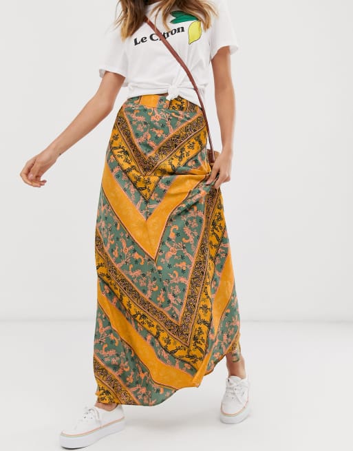 Free People - Rio - Gonna lunga con stampa stile foulard, 4 di 4