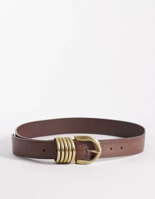 Free People Rori leather belt in brown