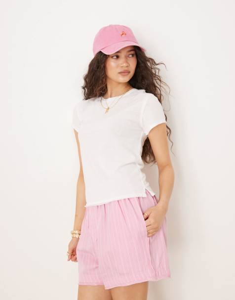 Free People round neck baby t-shirt in ivory