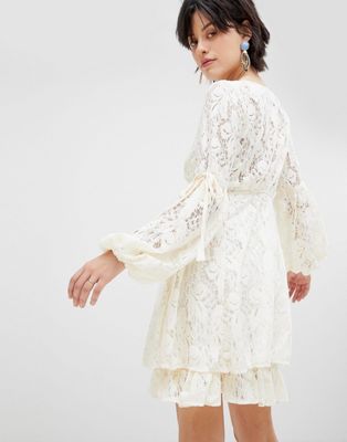 free people lace white dress