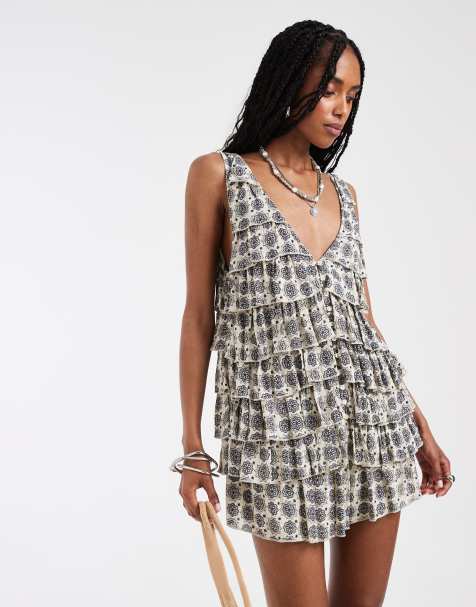 Free People ruffle me up set in shell combo - view 1