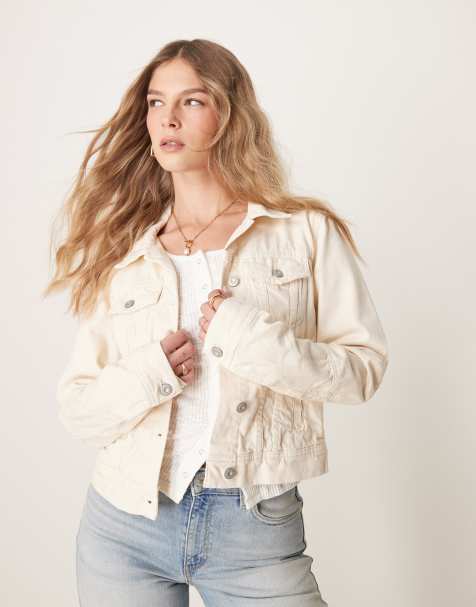 Free People - Rumors - Giacca di jeans écru - view 1