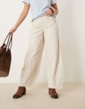 [Free People] Free People Rylee relaxed chino pants in french oak-White 6 French Oak