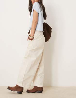 Free People Rylee Relaxed Chino Pants In White
