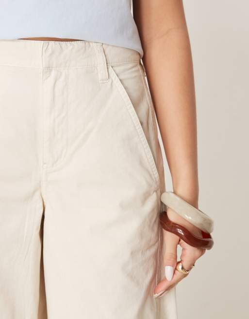 Free People rylee relaxed chino pants in french oak | ASOS