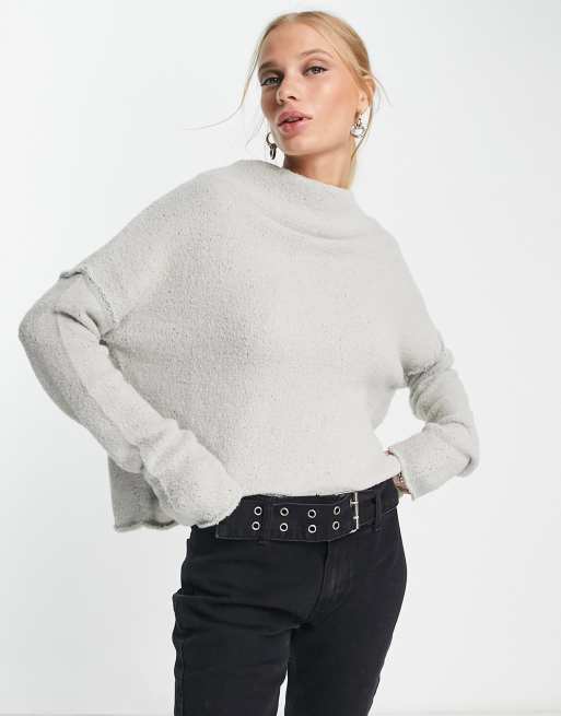 Free people gray on sale sweater