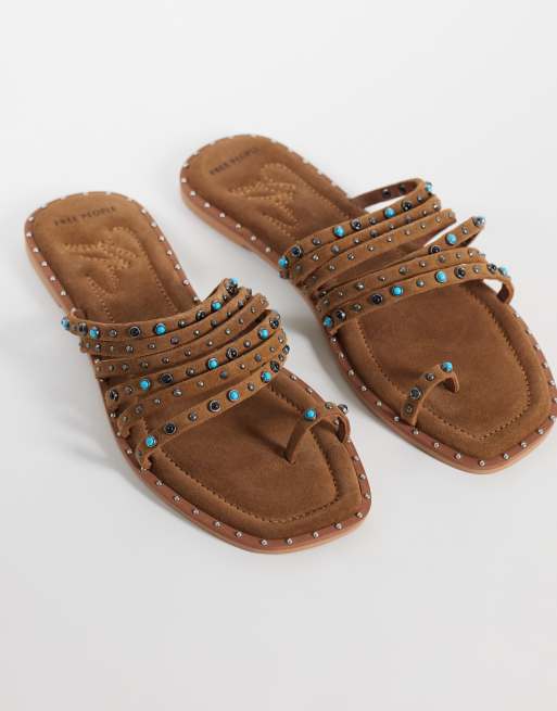 Free People Santa Fe sandals in driftwood tan, 3 of 4