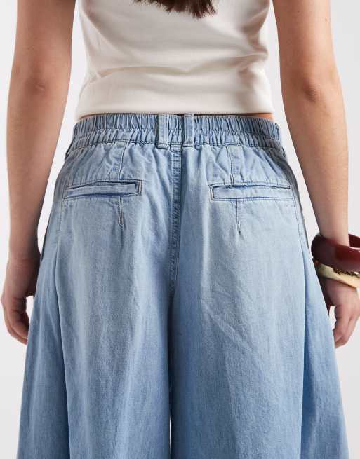Free People Scout wide leg pants in california blue, 5 of 5