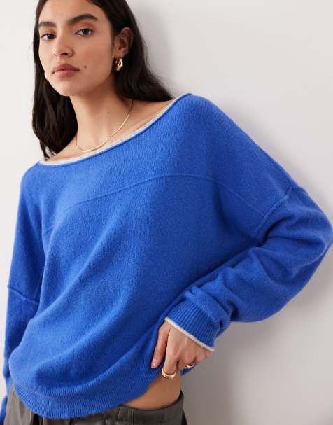 Free People - See Me - Pull - Bleu mazarine - view 1