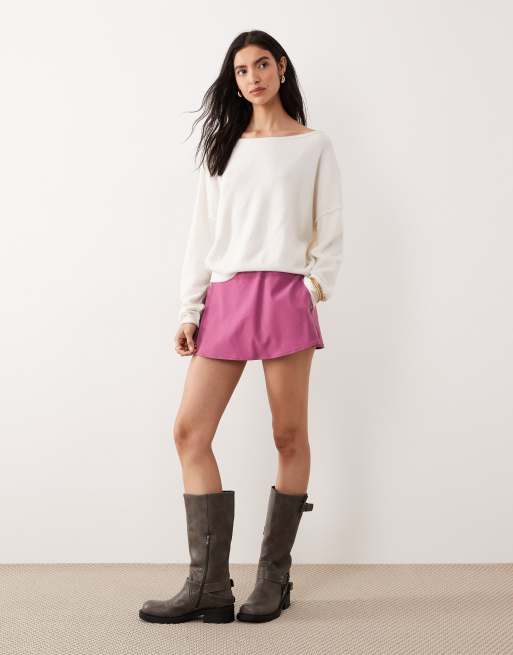 Free People see me sweater in white combo, 3 of 4