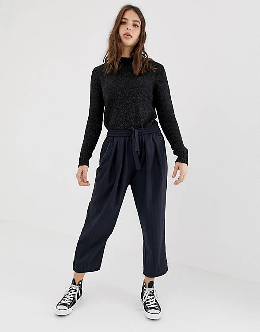 Free People Shakin All Over pinstripe cropped trousers | ASOS