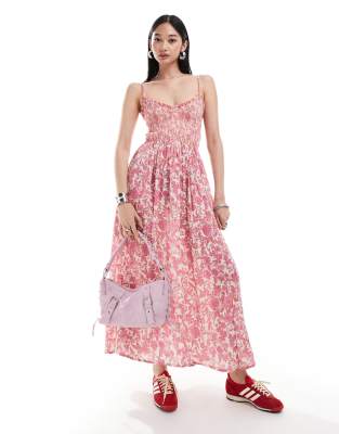 FREE PEOPLE Still In Love floral-print maxi dress | Harvey Nichols