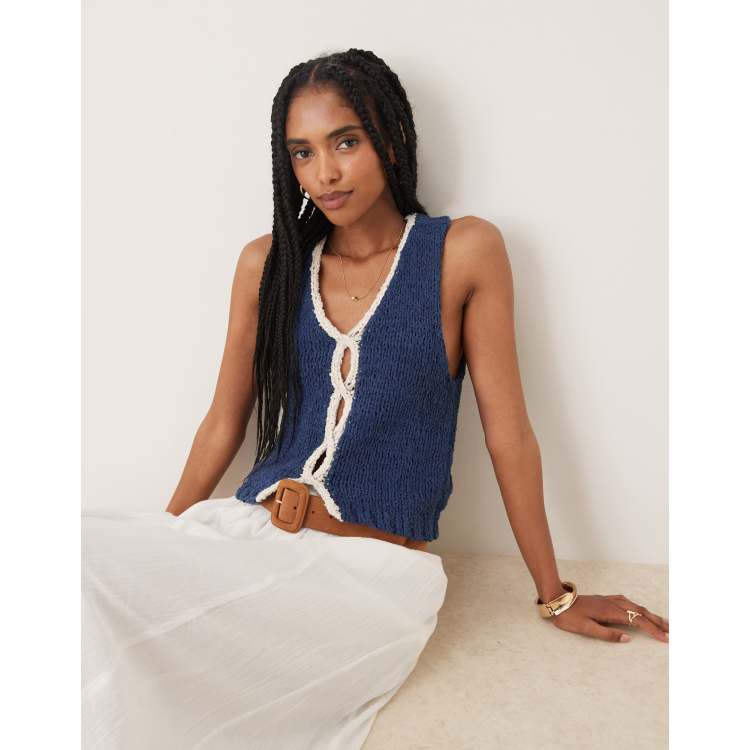 CFCL POTTERY SLEEVELESS TOP ブルー 青 CFCL POTTERY SLEEVELESS TOP ブルー 青の通販 | LAMINARCASHFLOW