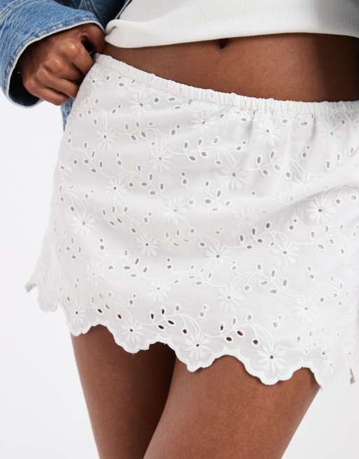 Free People skort Eyes On You i elfenbensvit, 2 av 5