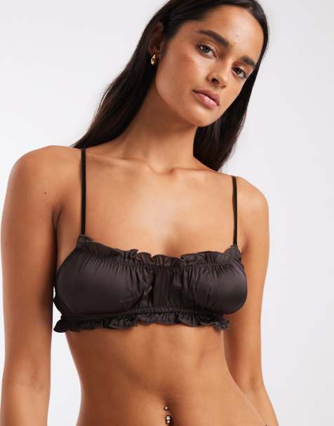 Free People Sleigh All Day bralette i mørkebrun - view 1