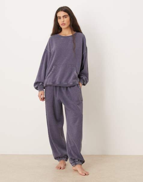 Free People Slow It Down lounge set in peacoat - view 1