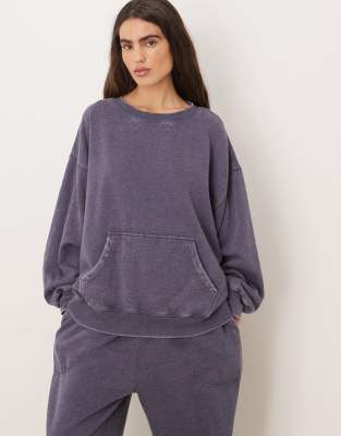 Free People - Slow it Down - Sweat à enfiler - Caban-Gris