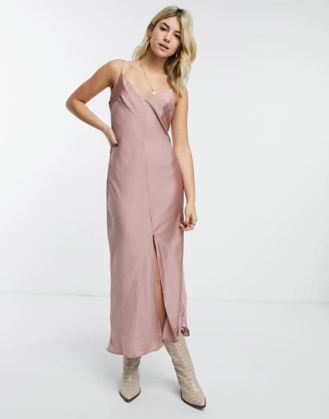 Free People smoke & mirrors maxi cami dress in pink - view 1